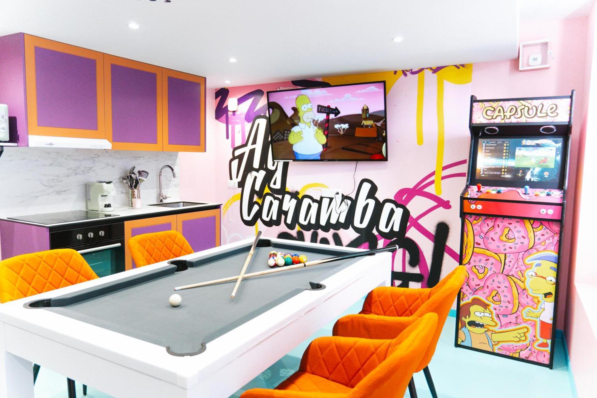 Capsule Springfield - Balneo -Sauna - Billard ดูเอ ภายนอก รูปภาพ